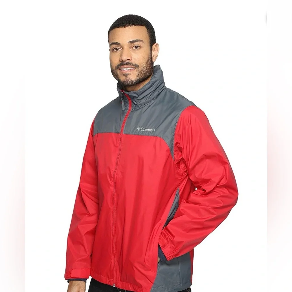 Columbia Mountain Red/Graphite Glennaker Lake Rain Jacket